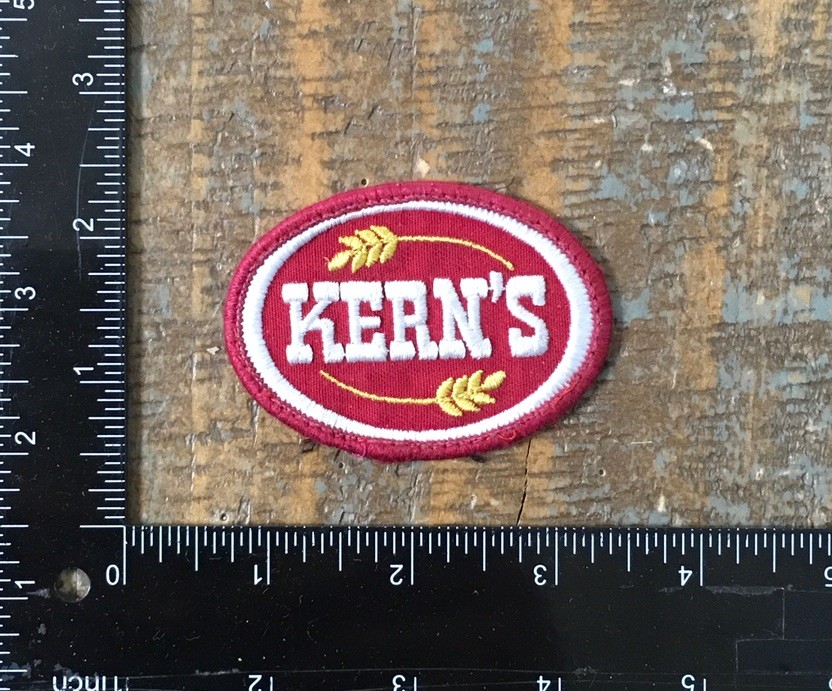 VINTAGE KERN’S BREAD BAKERY ADVERTISING LOGO UNIFORM SEW ON PATCH