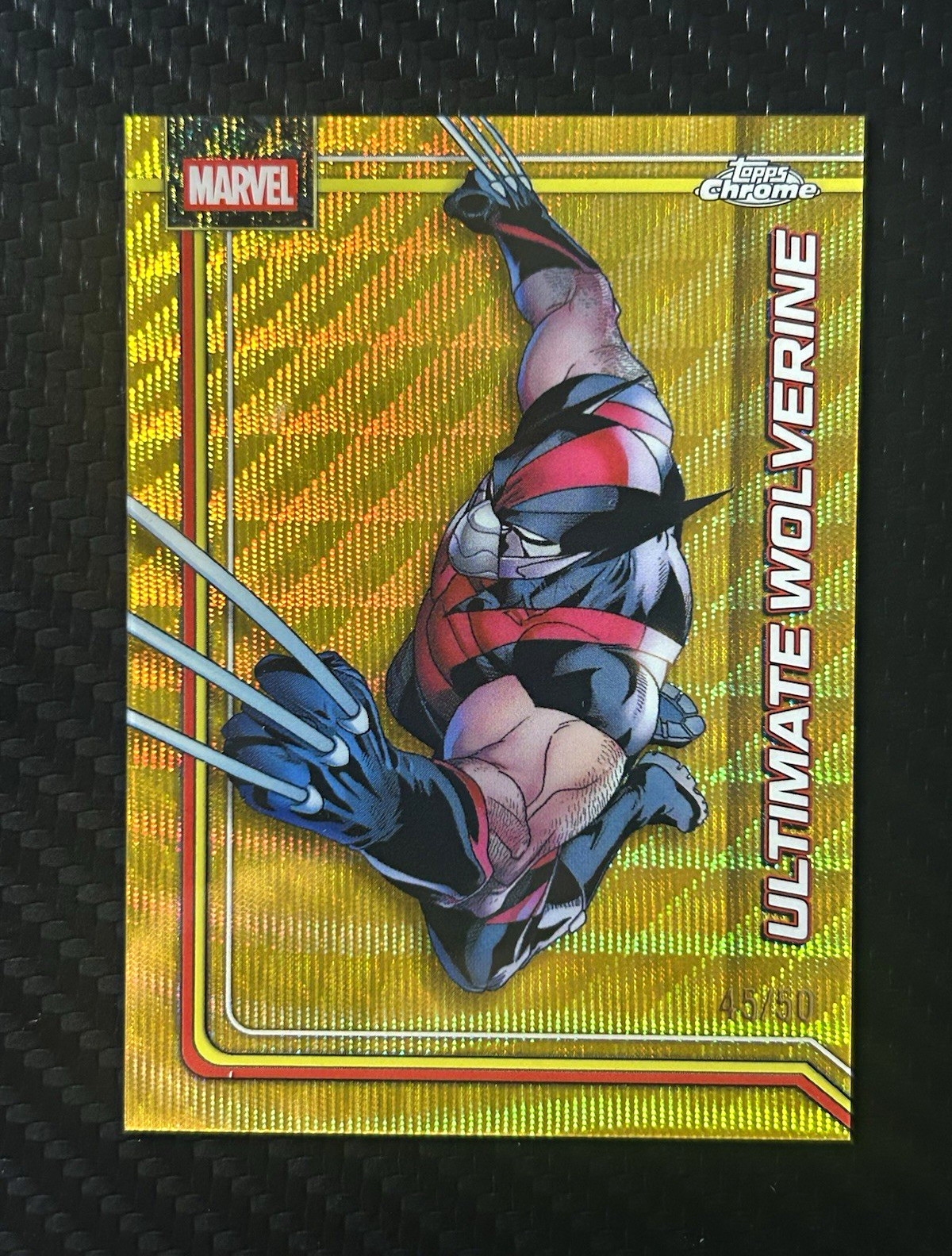 Topps 2026 Topps Chrome Marvel Ultimate Wolverine #184 Serial #45/50
