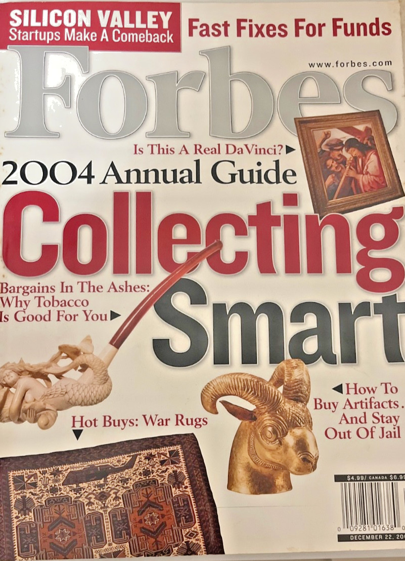 Vintage Forbes December 2003 Magazine 2004 Annual Guide Collecting Smart Vintage Forbes December 2003 Magazine 2004 Annual Guide Collecting Smart