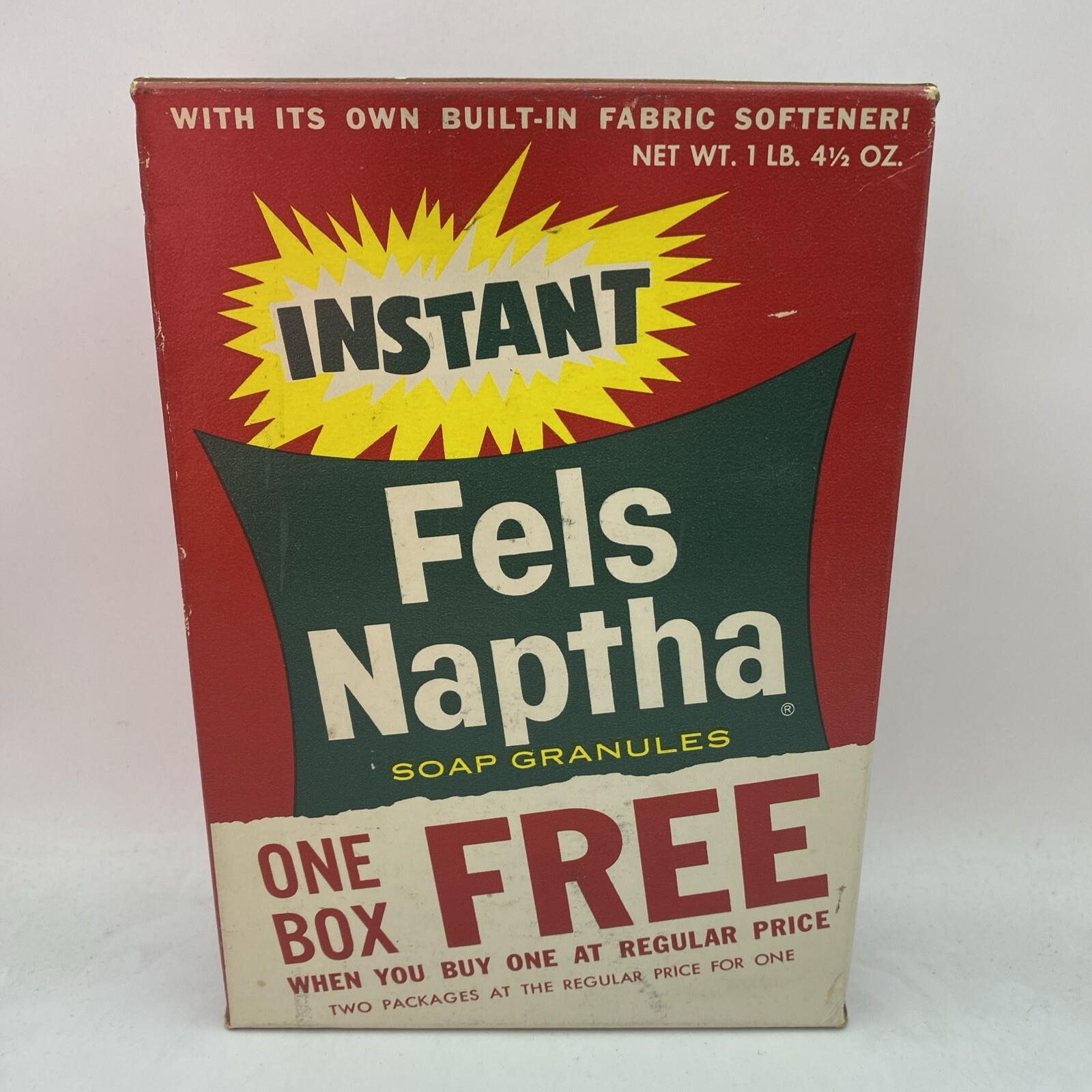Vintage Instant Fels Naptha Soap Granules NOS Movie Prop