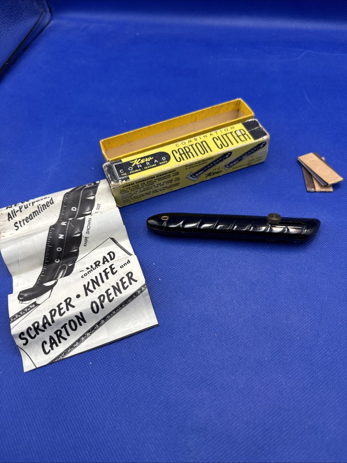 Vintage Conrad combination carton cutter New Old Stock Great Condition