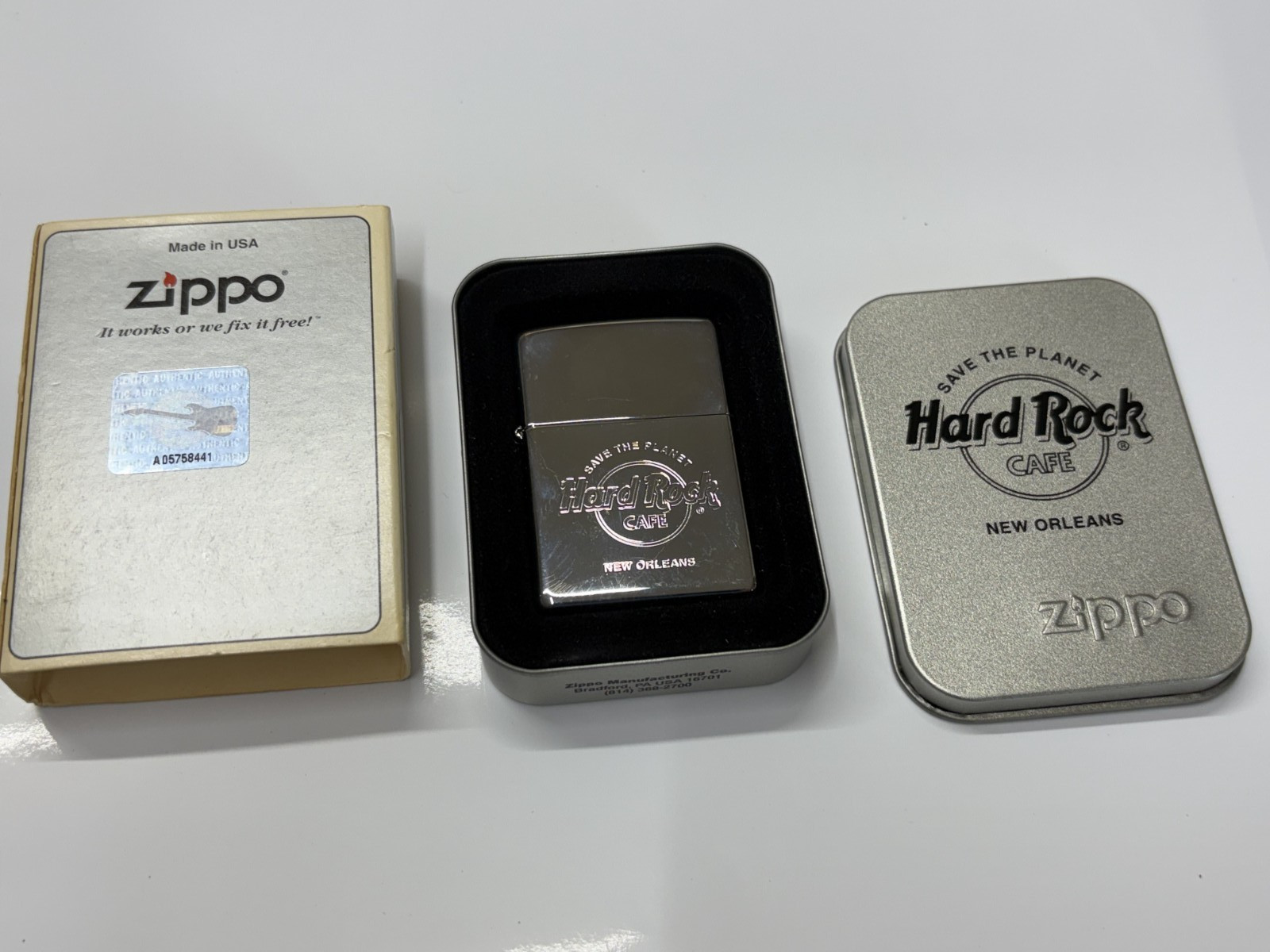 Zippo Hard Rock Cafe New Orleans 2004 New Zippo Hard Rock Cafe New Orleans 2004 New