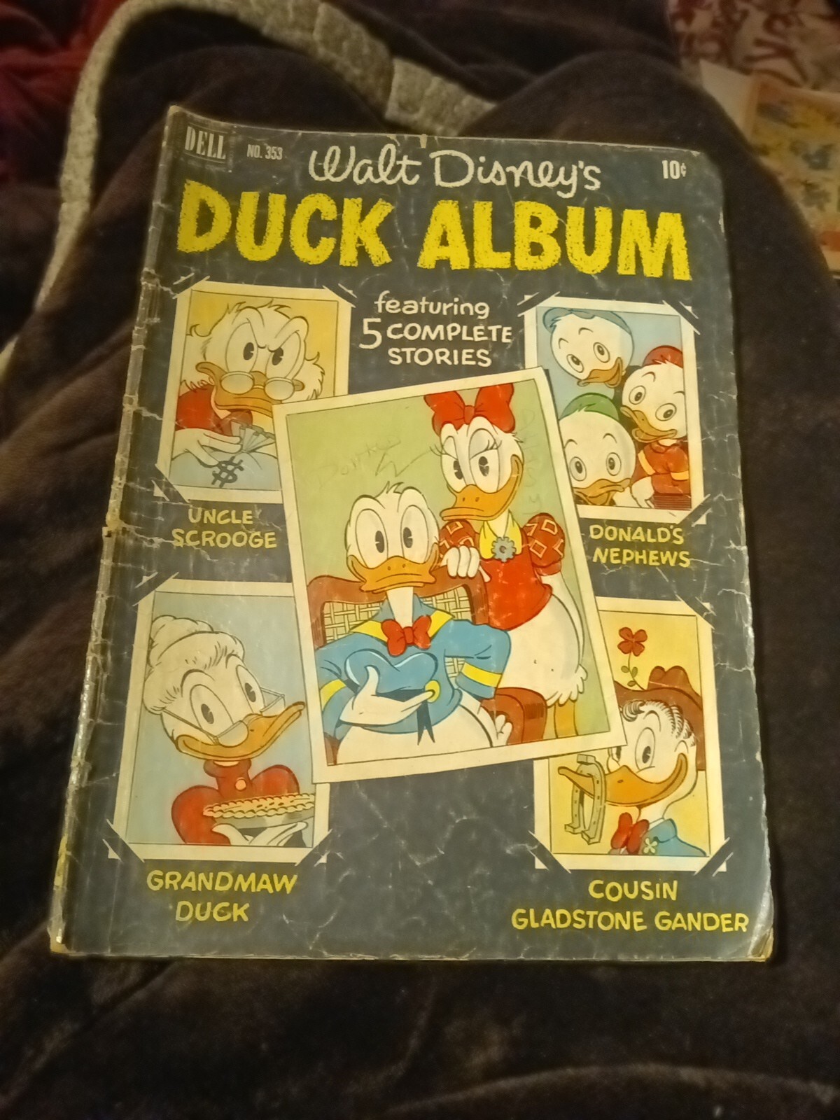 Walt Disneys Duck Album 353 Dell 1951 Barks Four Color 1st Uncle Scrooge cover Walt Disneys Duck Album 353 Dell 1951 Barks Four Color 1st Uncle Scrooge cover