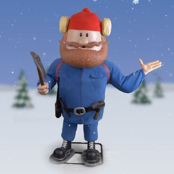 6 FT ANIMATED YUKON CORNELIUS FROM RUDOLPH OUTDOOR YARD DECOR 6 FT ANIMATED YUKON CORNELIUS FROM RUDOLPH OUTDOOR YARD DECOR