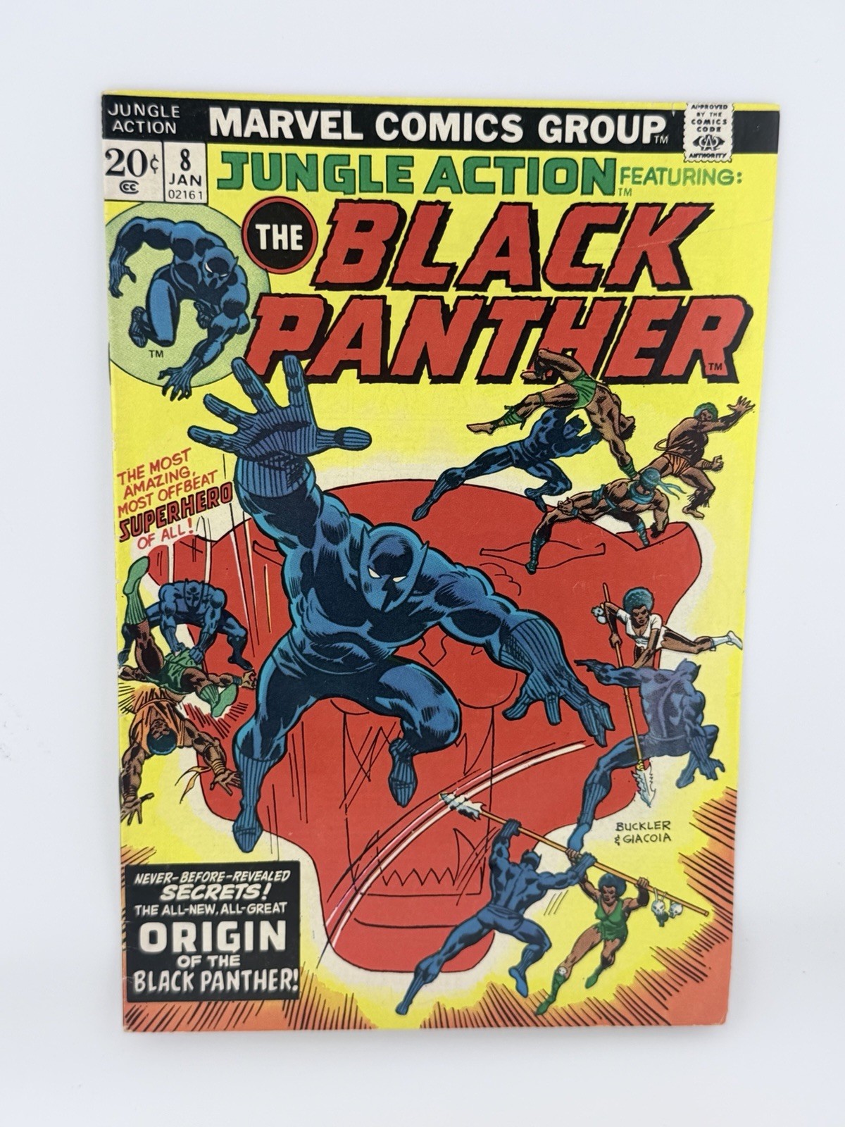 Jungle Action #8 1974 Marvel Black Panther Origin 1st Malice Bronze Age
