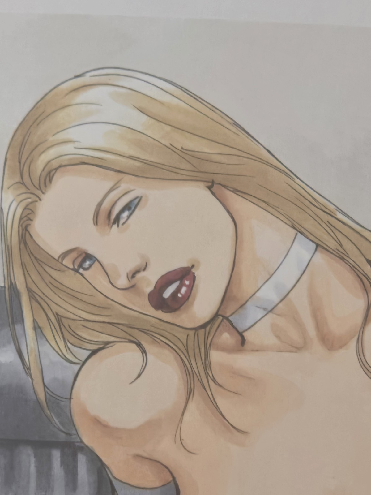 Emma Frost X-Men Original Art Chris Foulkes
