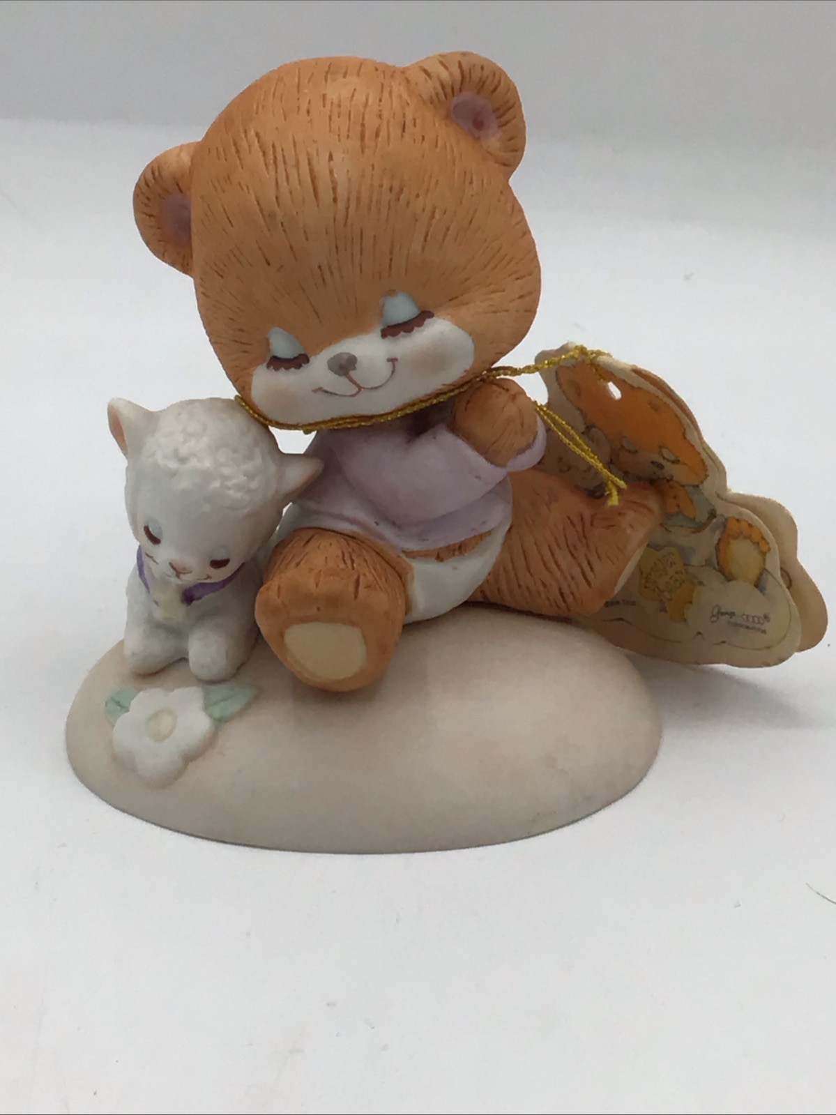 George Good Prayer Bear Figurine God Bless Little Ones 1985 Tag