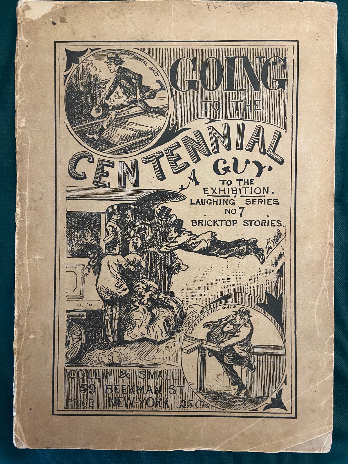 1876 Going to the Centennial a Guy to the Exhibition #7 Philadelphia Worlds Fair