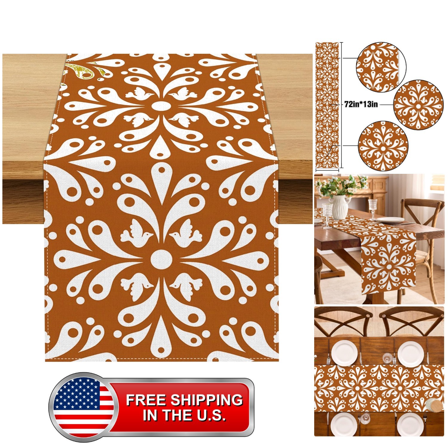 Mexican Christmas Talavera Table Runner Cielito Lindo Party Decoration Day of... Mexican Christmas Talavera Table Runner Cielito Lindo Party Decoration Day of...
