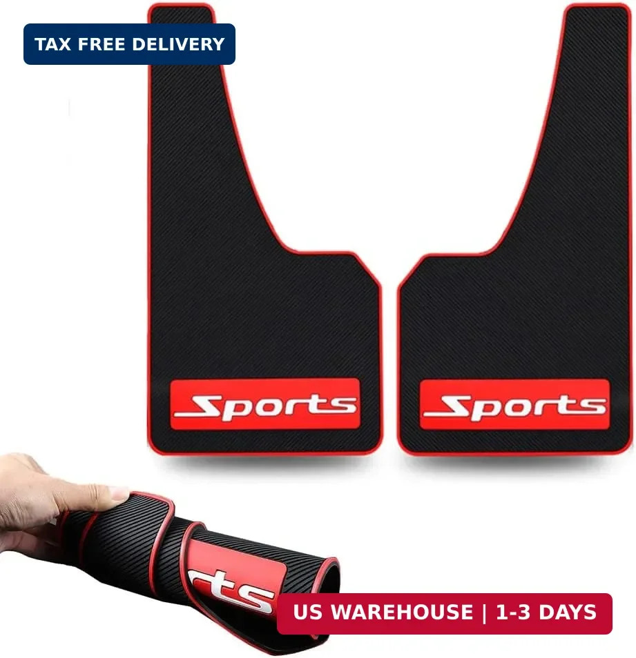 Soft Material Automotive Car Mud Flaps Universal Fit Black Splash Guards Rubber