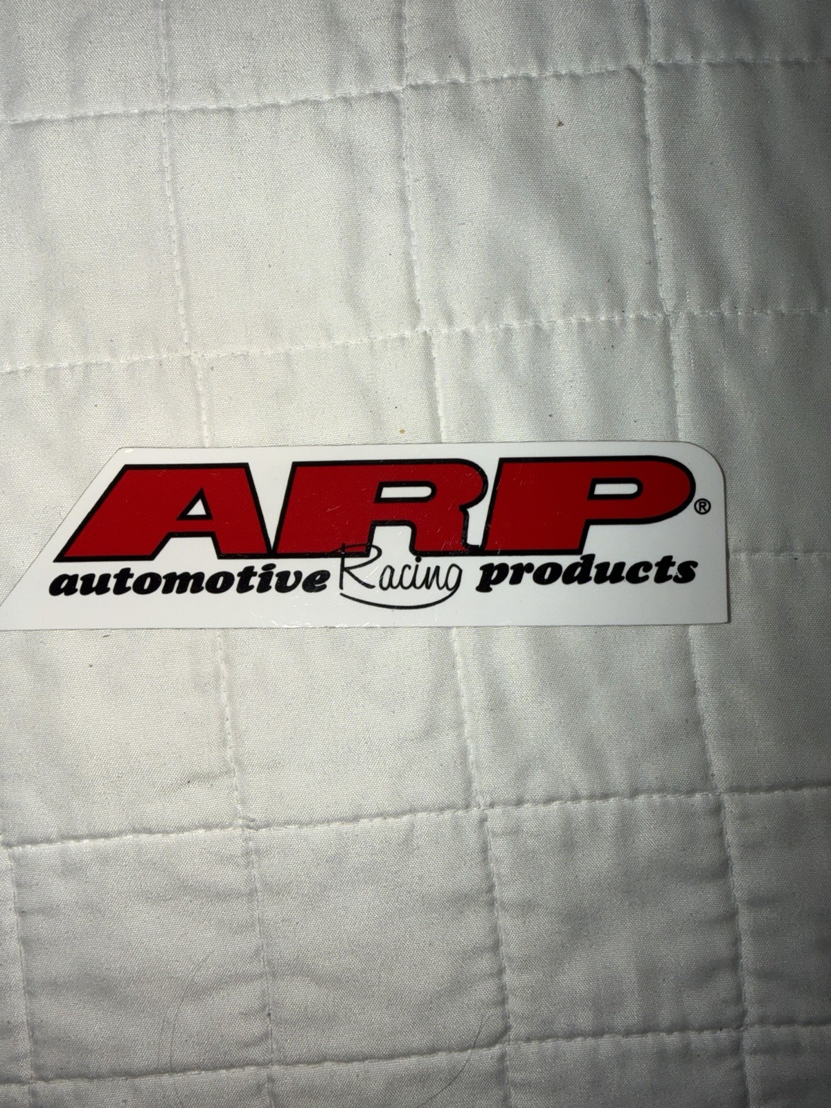 Very Cool ARP Automotive Racing Products Sticker New Unused Approx 6 Inches Long