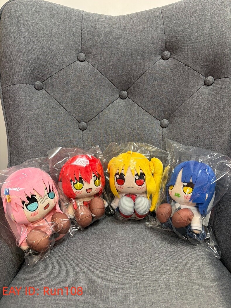Bocchi the Rock Kuripan Plush Set of 4 Hitori Nijika Ryo Ikuyo GSC JAPAN Gift Bocchi the Rock Kuripan Plush Set of 4 Hitori Nijika Ryo Ikuyo GSC JAPAN Gift