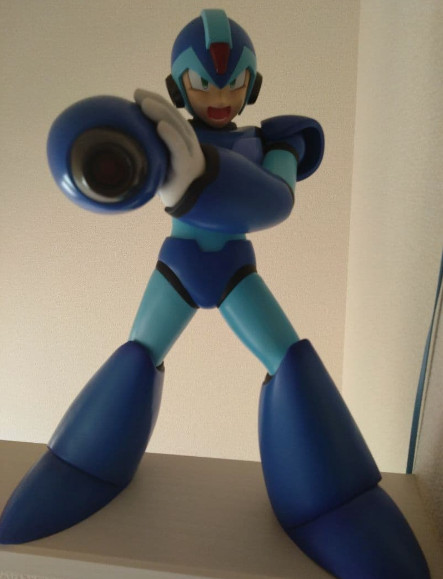 X-PLUS Gigantic Series MEGA MAN X ROCKMAN X PVC Figure No Box Used