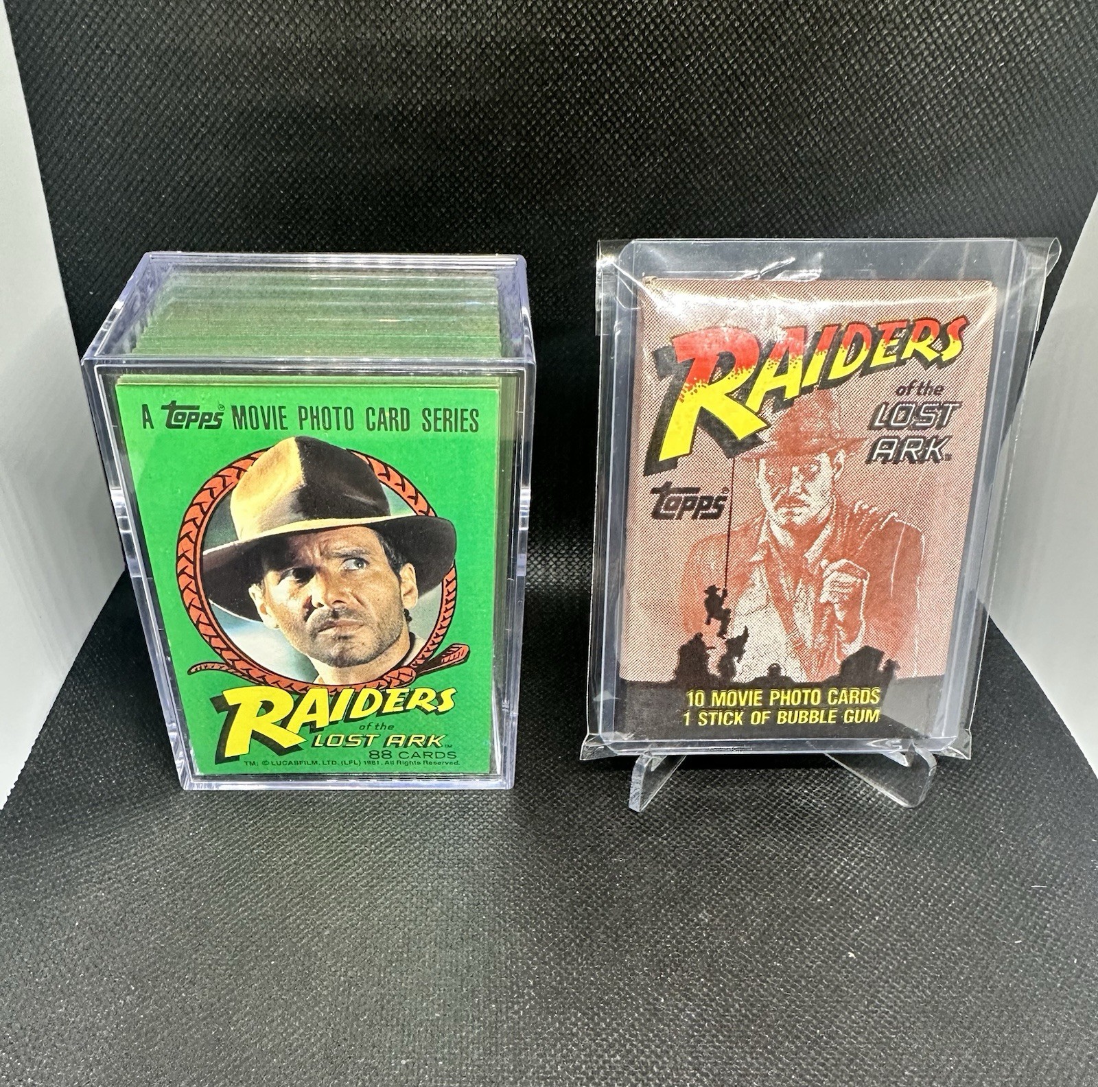 1981 Topps Raiders of the Lost Ark : complete set  + Sealed Wax Pack