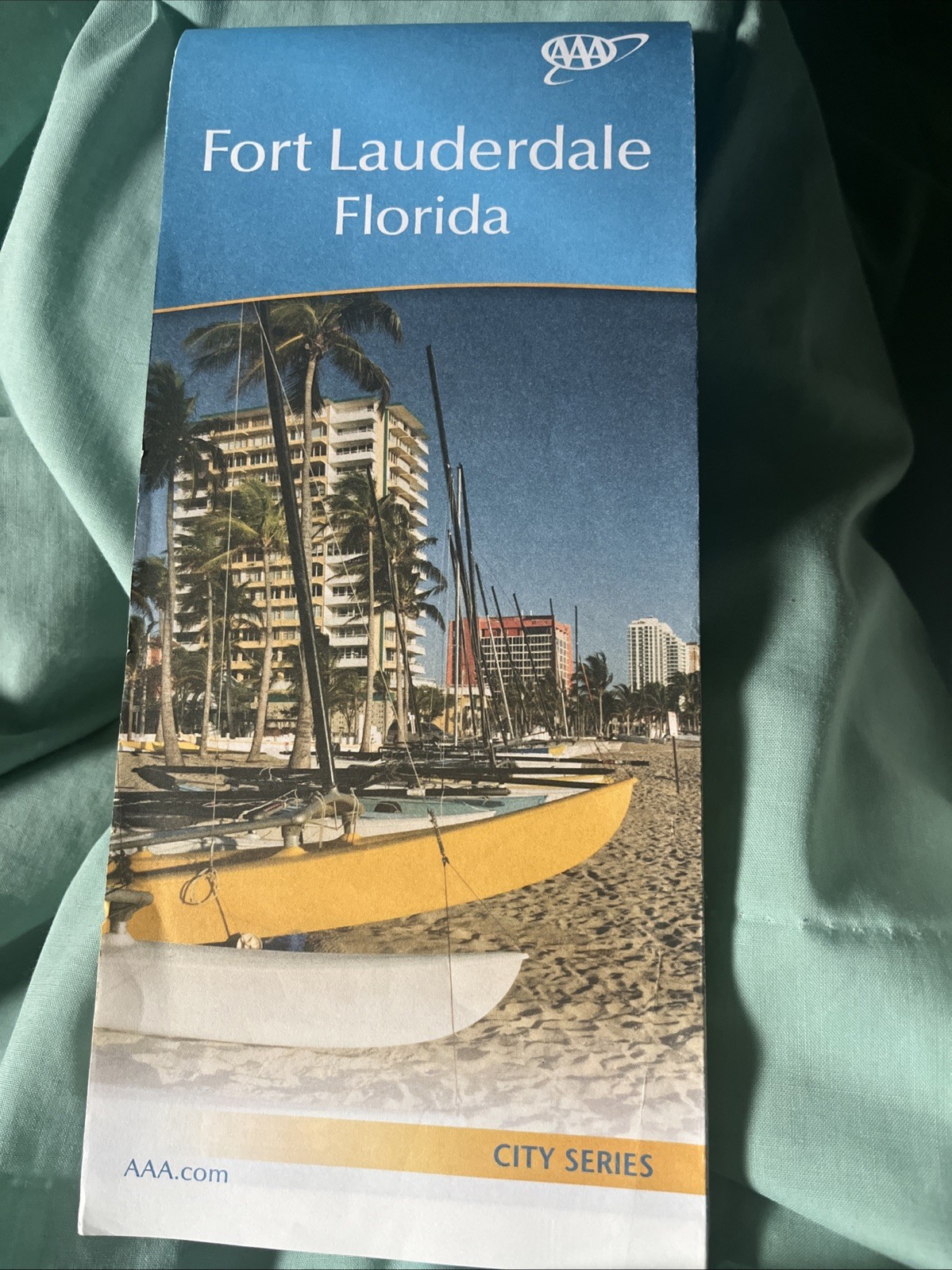 Fort Lauderdale Florida 2011 Travel Road Map AAA