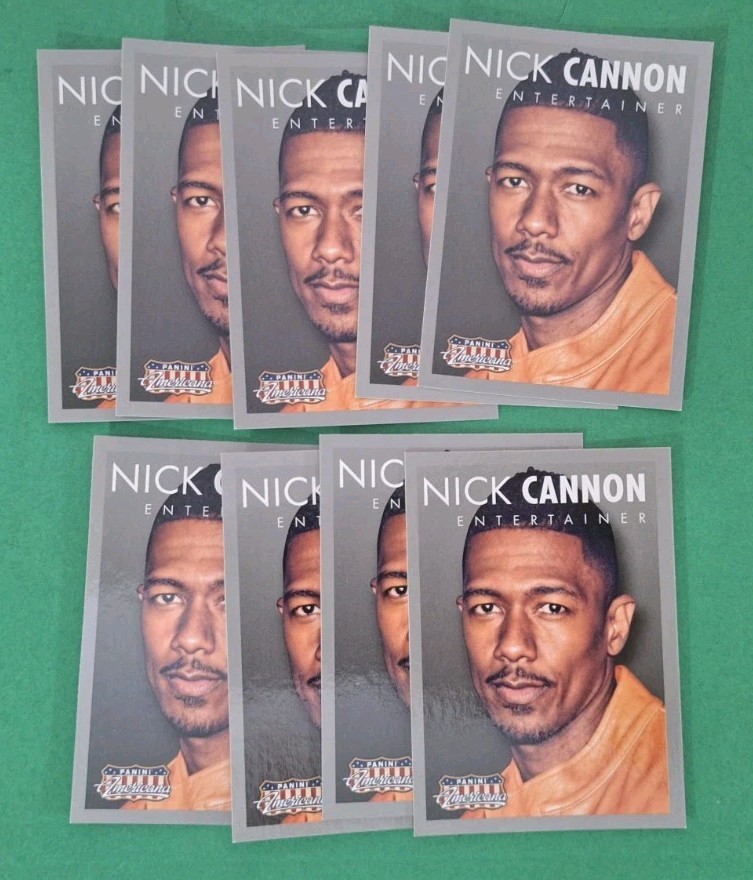 Lot 9 Nick Cannon 2015 Panini Americana #58 America's Got Talent AGT Wild 'n Out