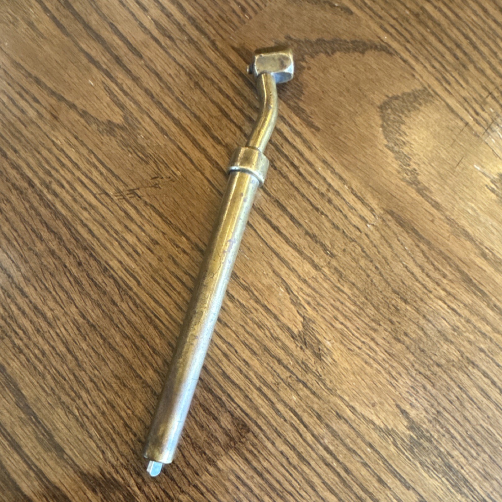 Vtg 1909-1930s Brass Schrader & Sons, Brooklyn, NY Tire Pressure Gauge, WORKS Vtg 1909-1930s Brass Schrader & Sons, Brooklyn, NY Tire Pressure Gauge, WORKS
