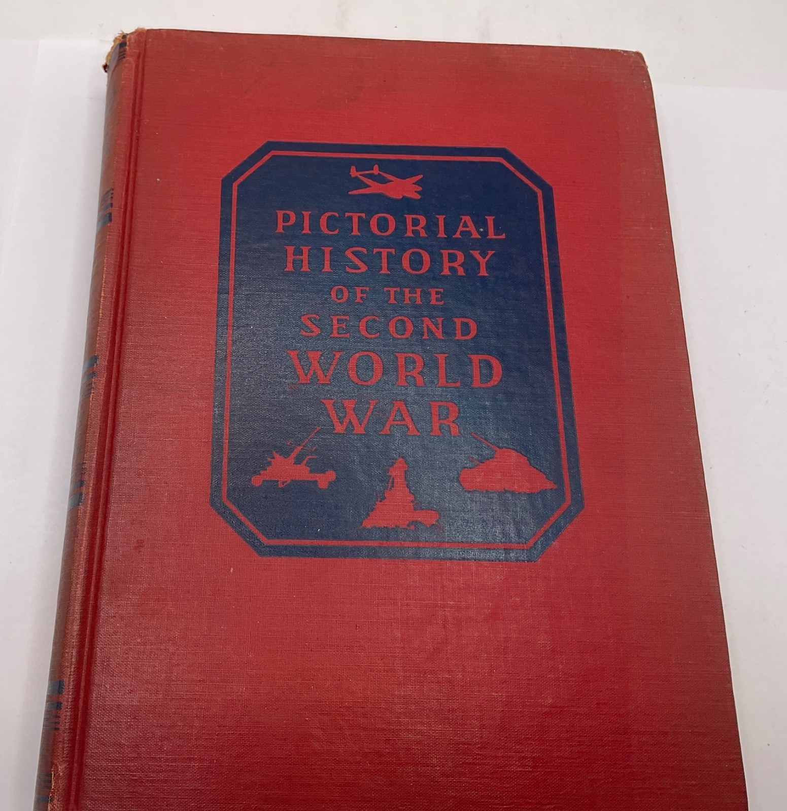 1944 Pictorial History Second World War Vol 1 WWII Wm H Wise Photo Hardcover