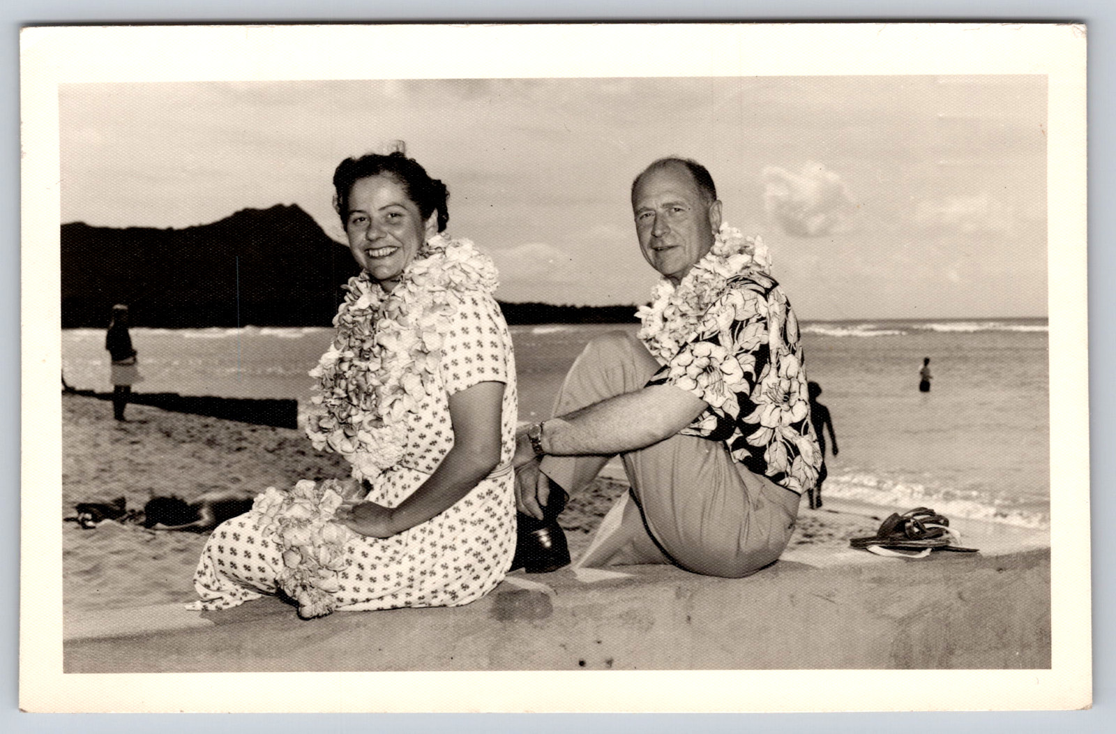 Photograph Kauai Hawaii 1953 Aloha from Sesnons to Nye Wilson Photograph Kauai Hawaii 1953 Aloha from Sesnons to Nye Wilson