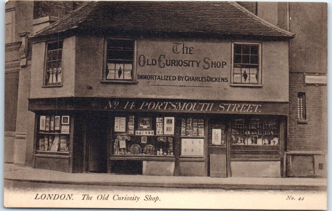 Postcard - The Old Curiosity Shop - London, England