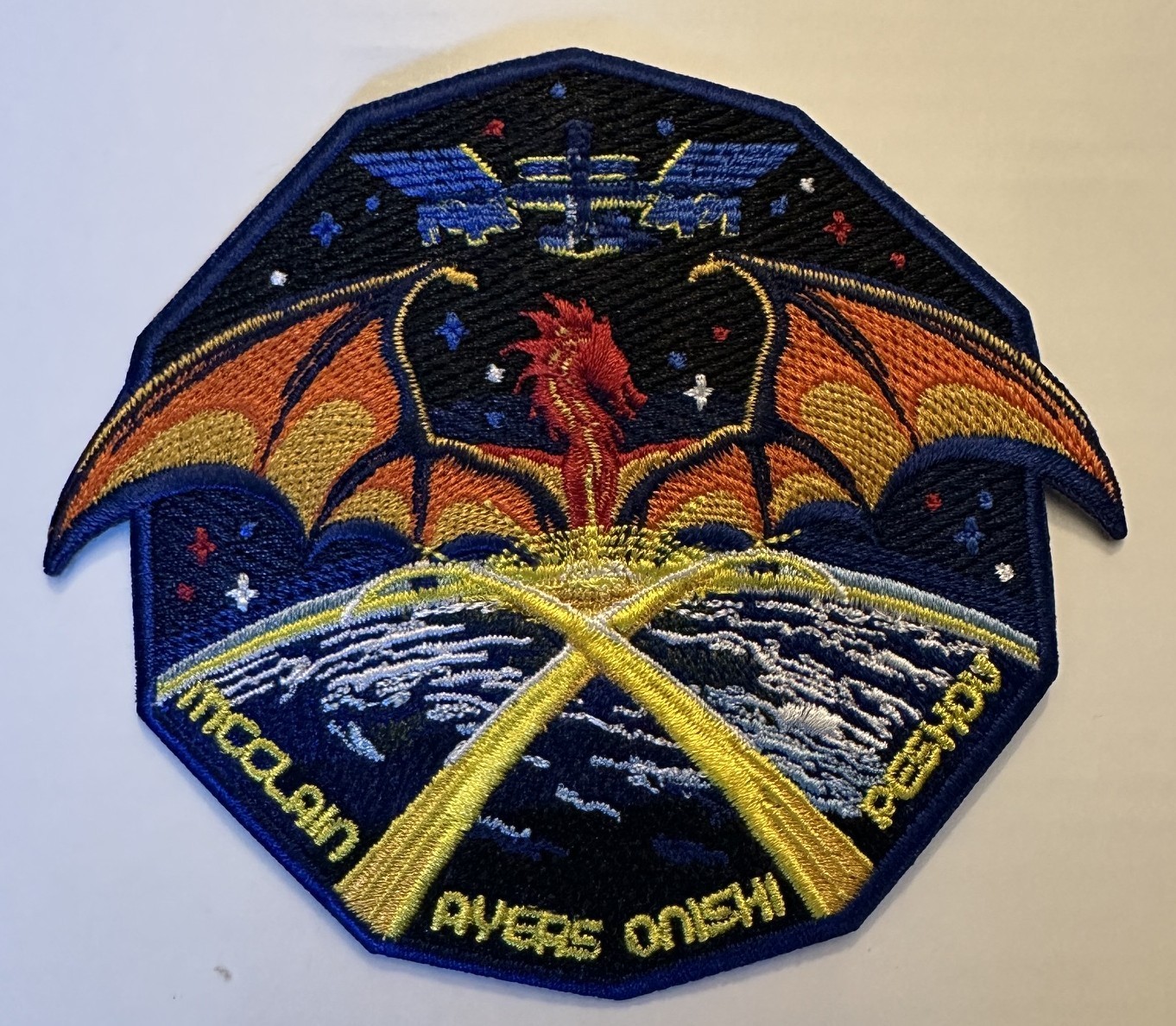 Authentic CREW-10 NASA SPACEX ISS Mission CREW DRAGON PATCH - 4.5 Authentic CREW-10 NASA SPACEX ISS Mission CREW DRAGON PATCH - 4.5