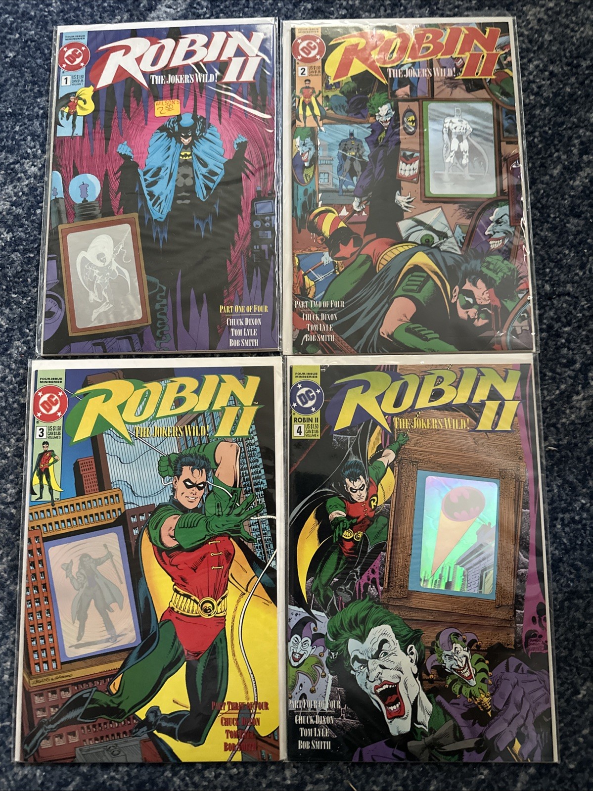 DC Comics Robin II “The Jokers Wild” 4-Part Miniseries Complete NM Condition ￼