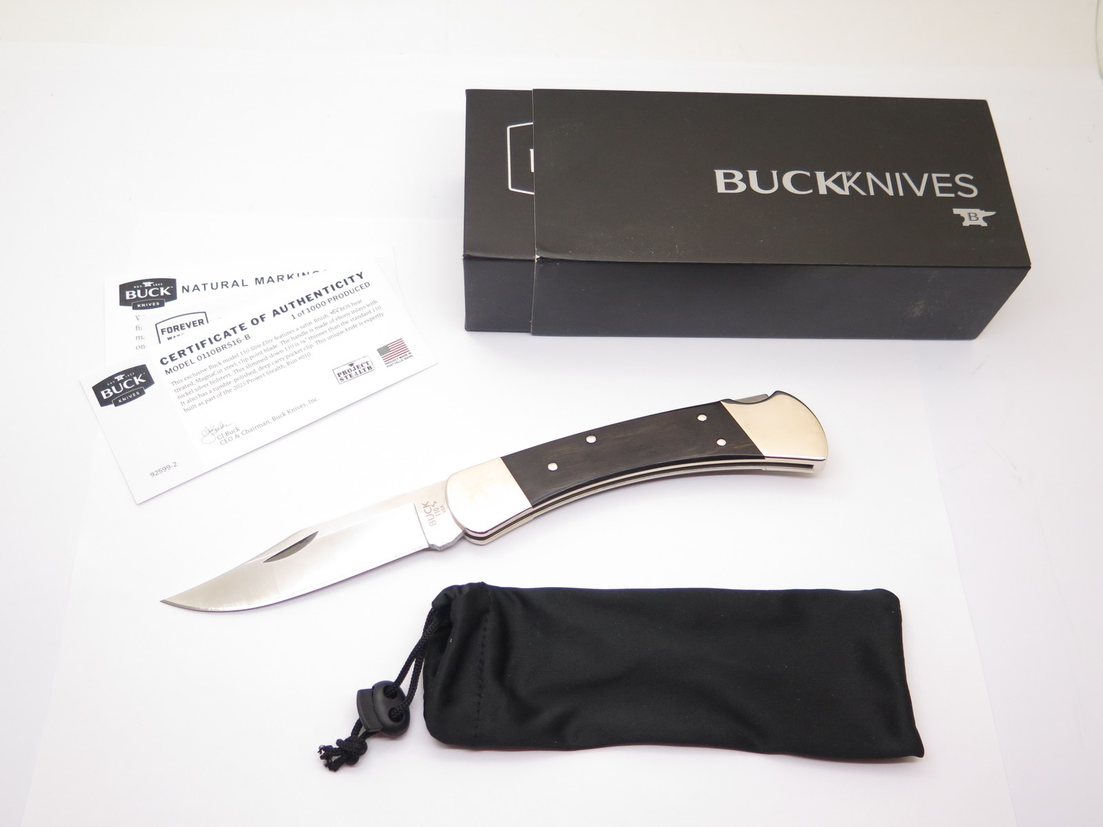 2025 Buck 110 Slim Elite Stealth Run #010 Magnacut Limited Folding Hunter Knife 2025 Buck 110 Slim Elite Stealth Run #010 Magnacut Limited Folding Hunter Knife