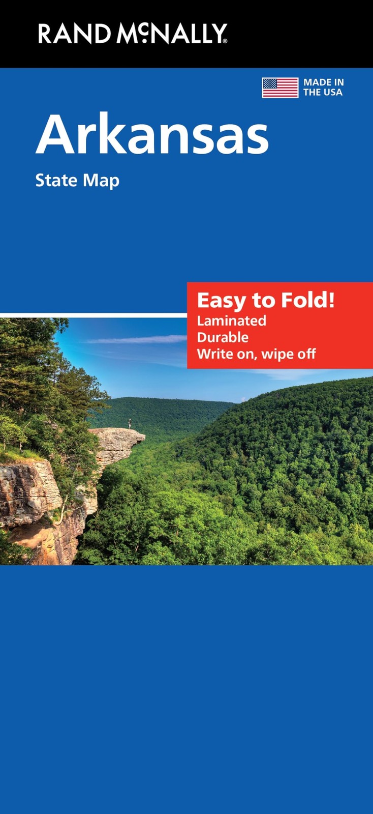 Rand McNally Easy to Fold: Arkansas State Map