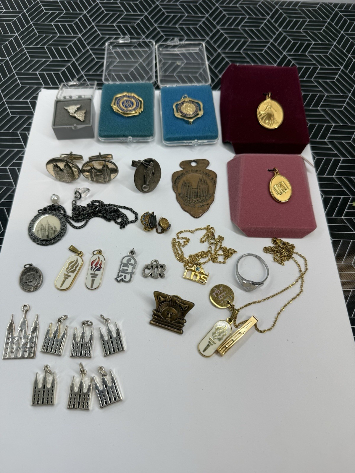 LDS Mormon Pendants Charms - Relief Society - Young Women - Temple Joseph Smith