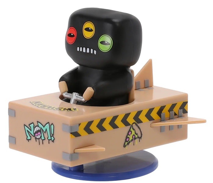 NIB Fuggler Black Annoyed Alien Dash Drifter /Pullback Car & Figure SAME DAY SHI
