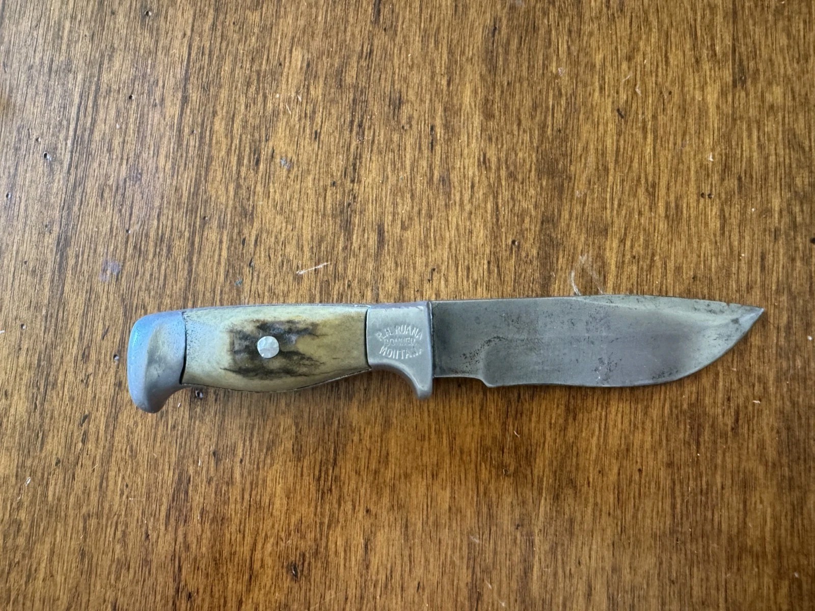 RH Ruana Bonner Montana Fixed Blade Knife, Steel, 3.5-4\