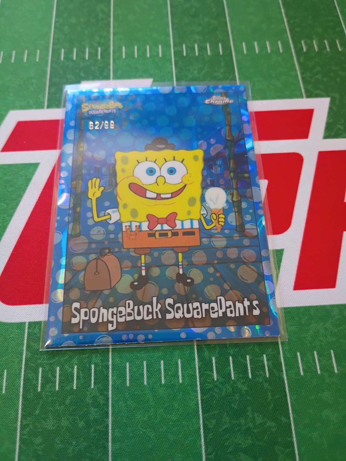 2025 Topps Chrome Spongebob SpongeBuck squarepants /99 #54