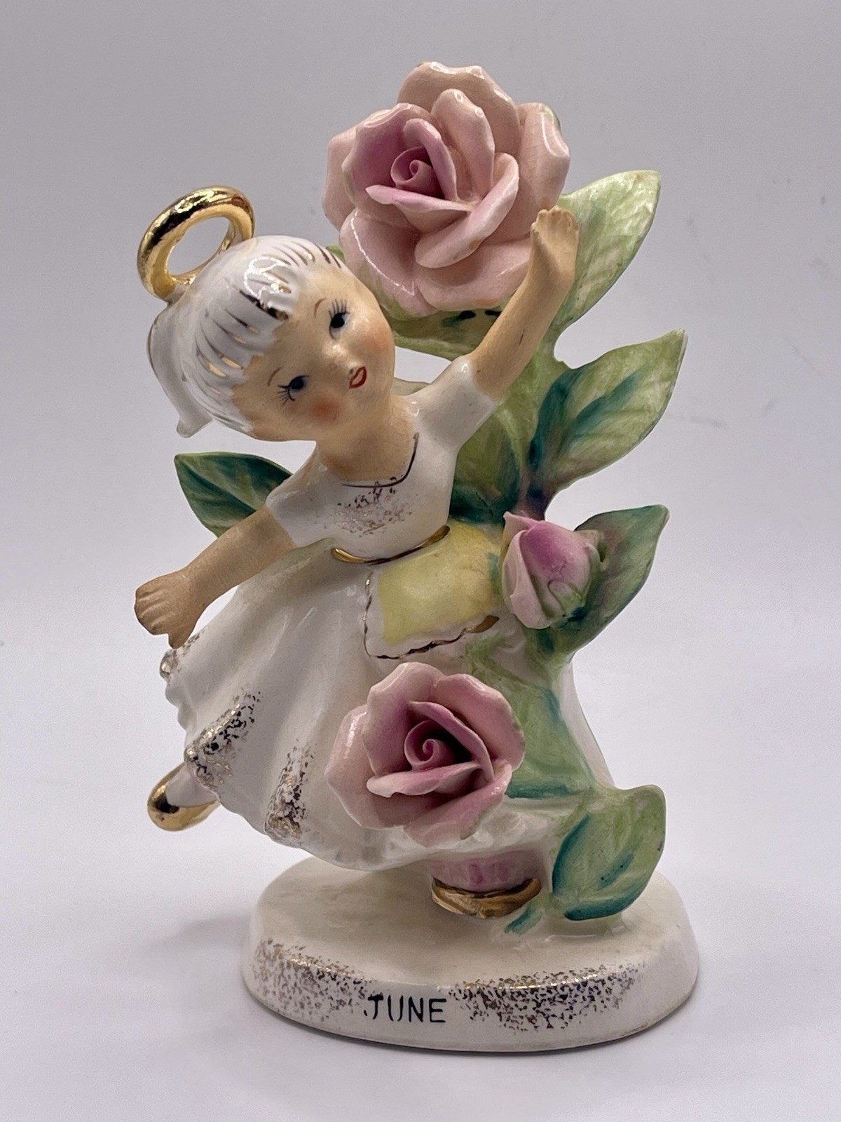 Beautiful Geo Z Lefton June Angel Figurine