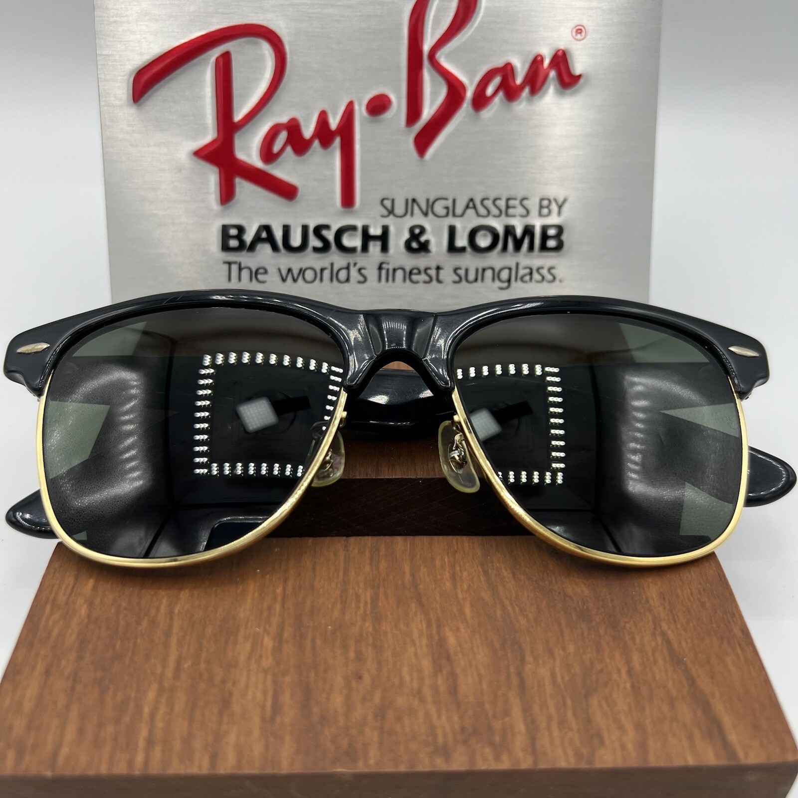 Vintage Ray Ban B&L Wayfarer Max II Ebony W1272 Excellent Sunglasses 54mm USA