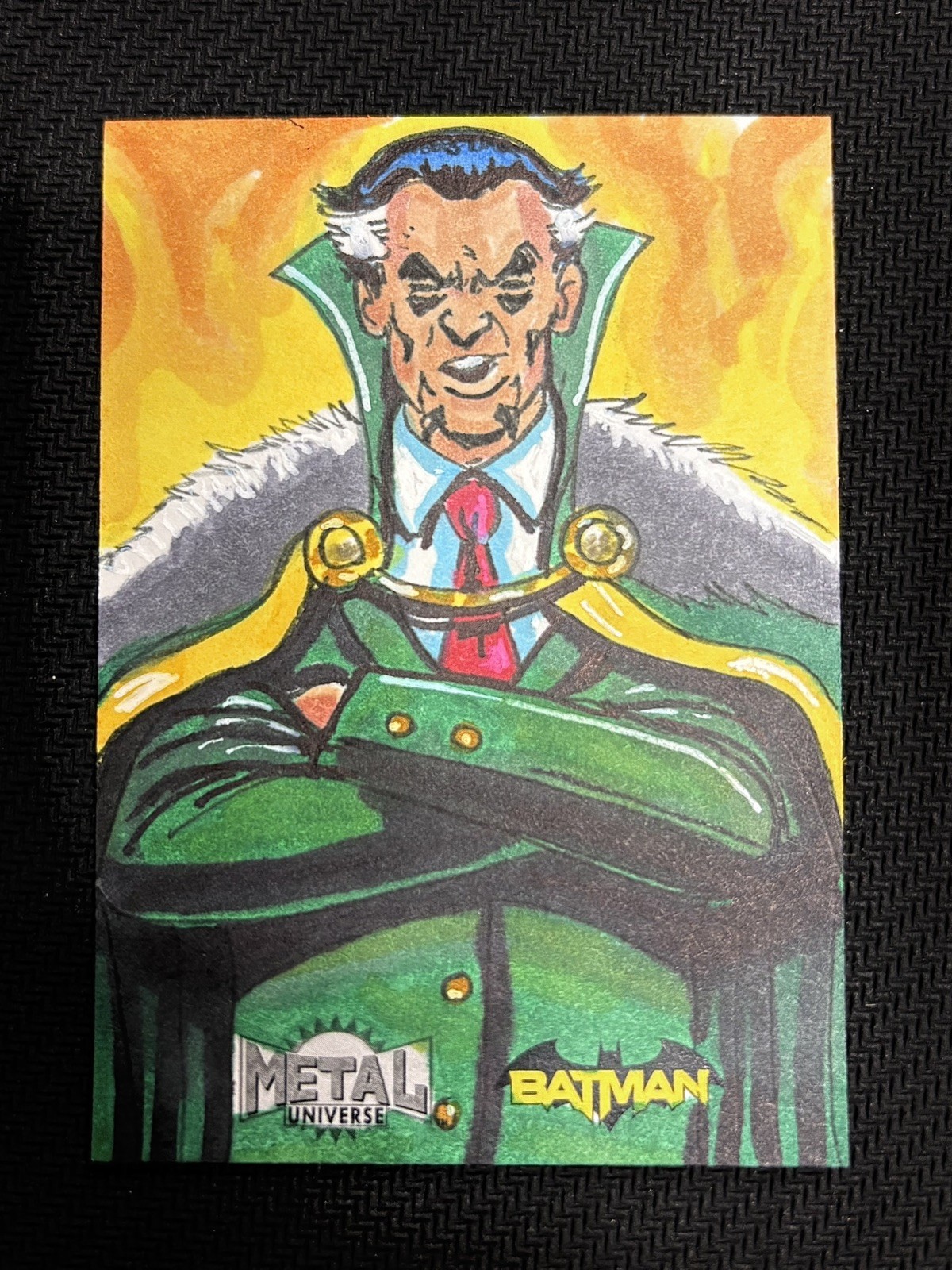 2025 Upper Deck Batman Metal Sketch 1/1  - Ra's al Ghul by Jason Montoya