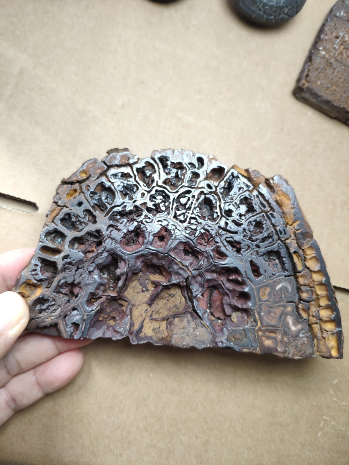 372g Beautiful Manganese nodule landscape stone