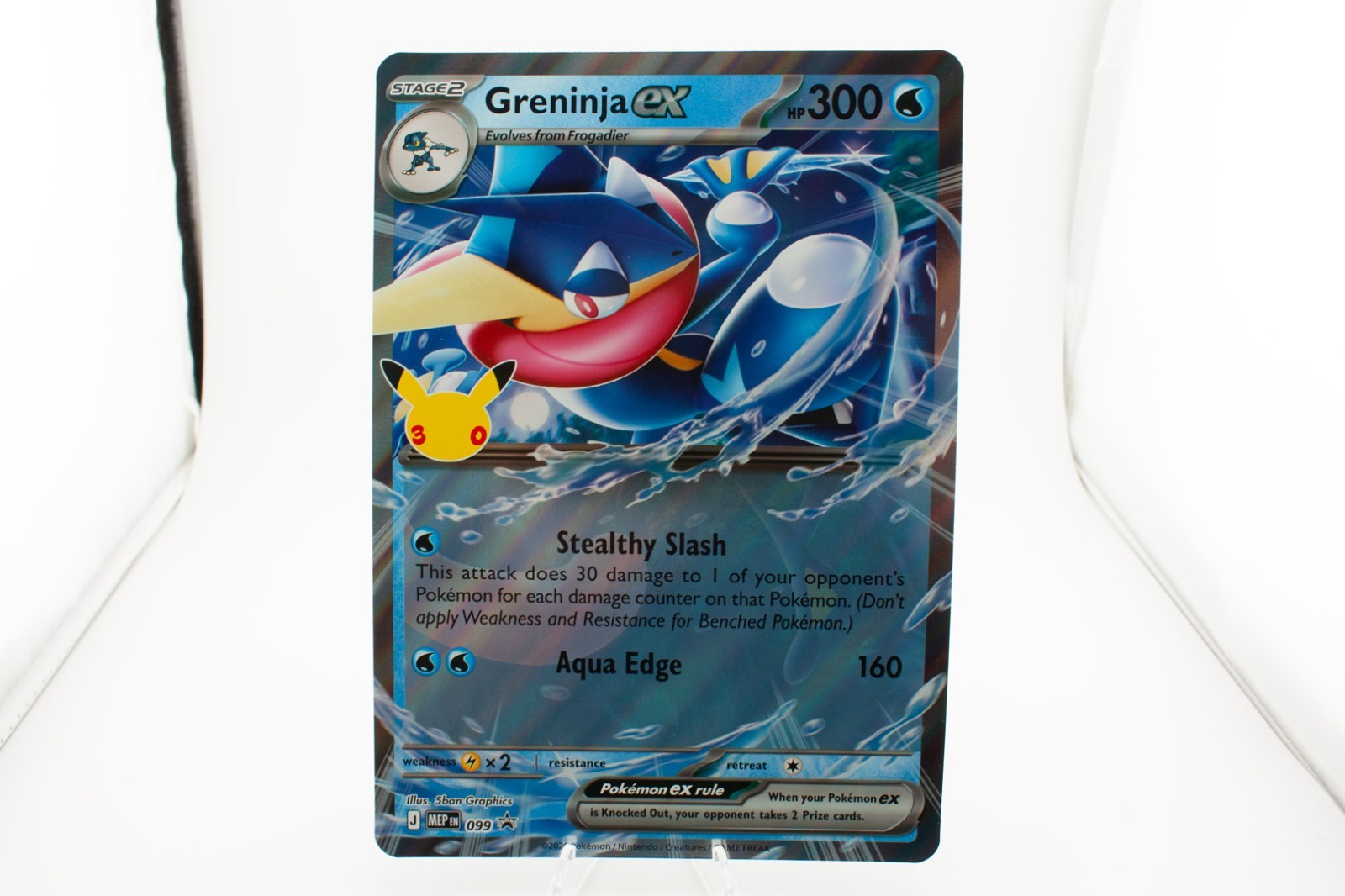 Greninja ex MEP099 • Promo • 30th Anniversary, Jumbo Size
