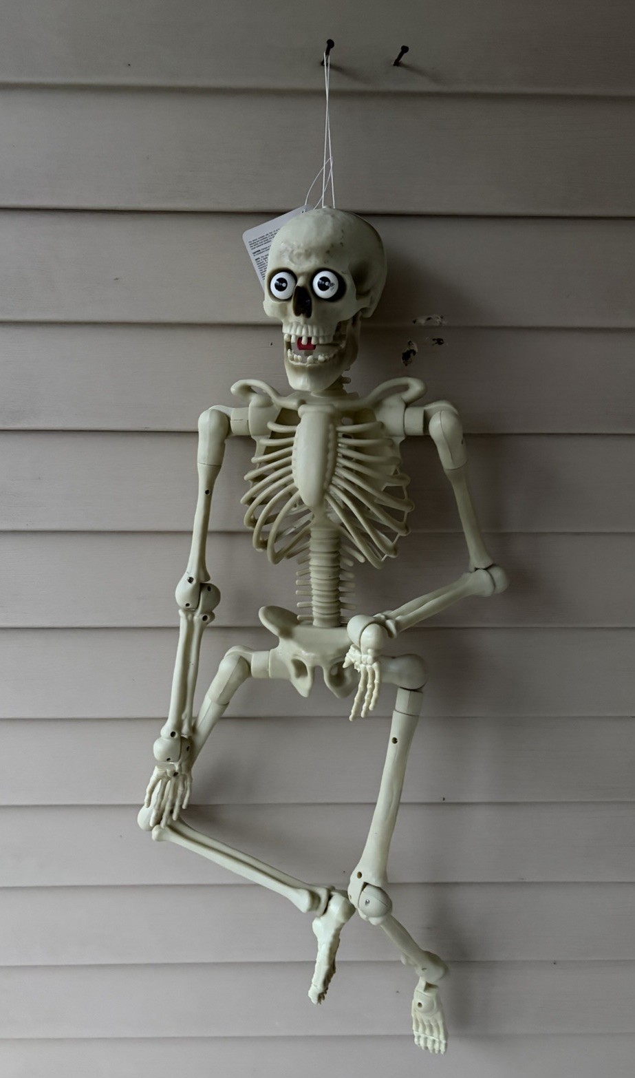 Vtg Gemmy Wisecrack Jack Skeleton Animated Moving Eyes Loud Voice Rumbling Sound