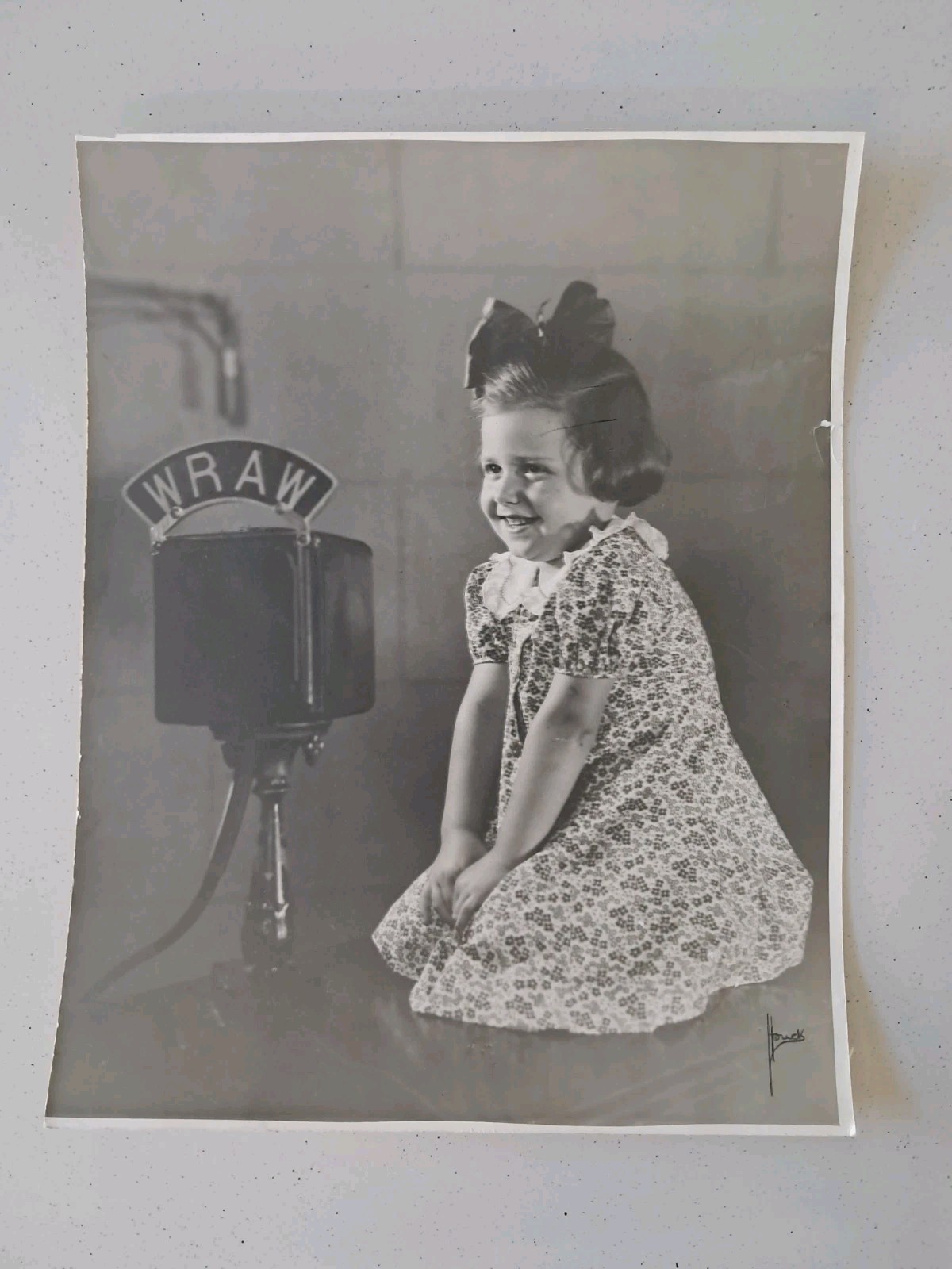 Fanny Brice Baby Snook Style Vintage Photo 11x14 Houck Portrait WRAW Radio Girl 