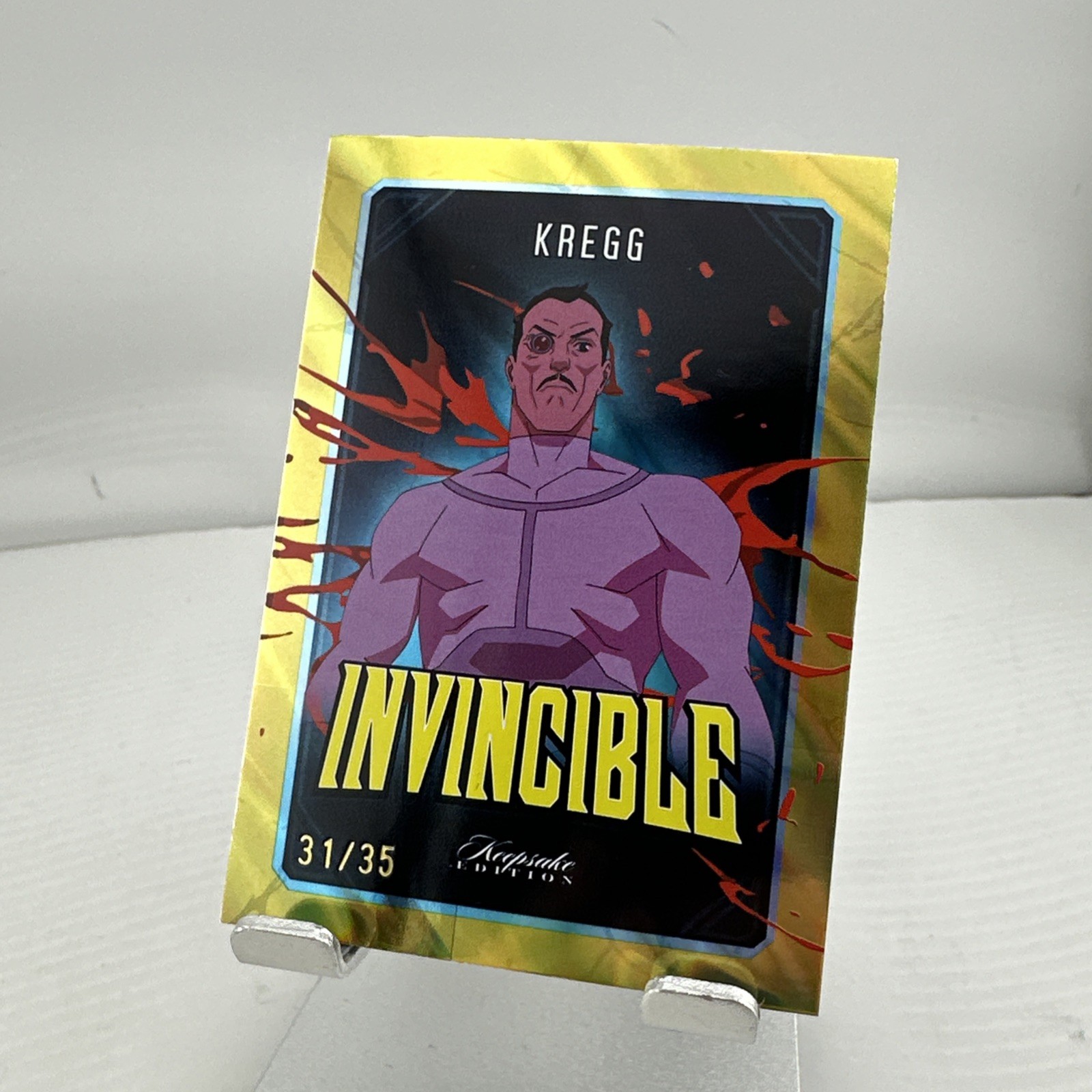 2026 Invincible Season 2 Kregg Card #75 Serial Numbered /35 2026 Invincible Season 2 Kregg Card #75 Serial Numbered /35