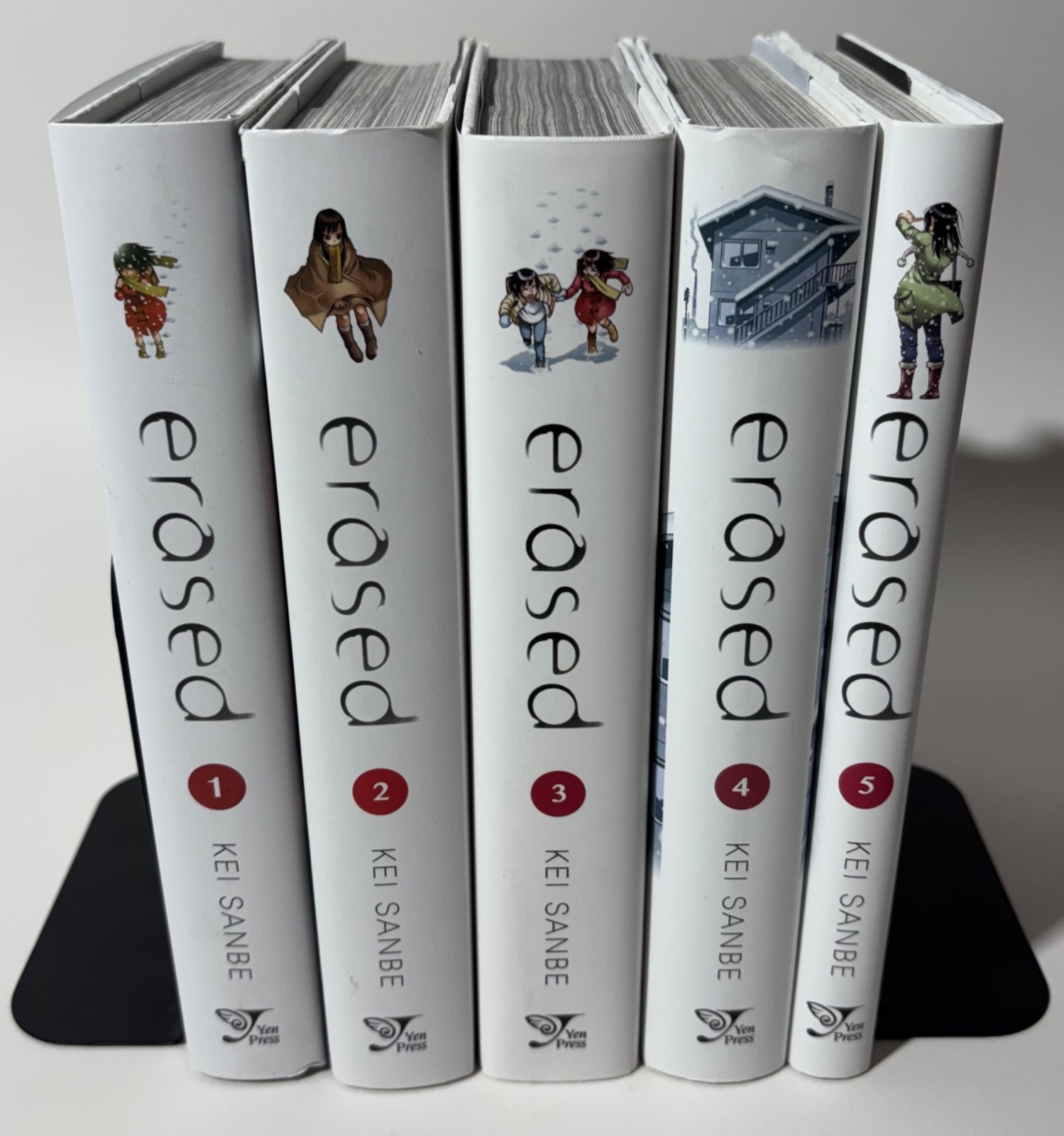 Erased Manga Volumes 1-5 English Manga Complete Set Yen Press Hardcover