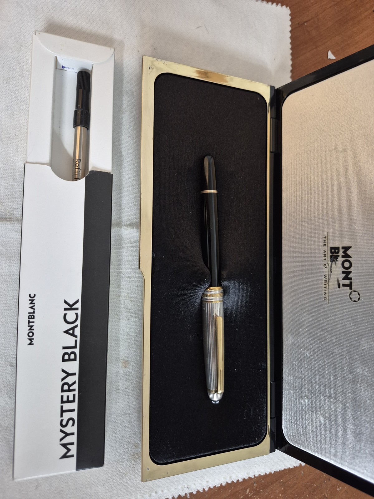 Montblanc Meisterstuck Solitaire Sterling Silver Rollerball Pen