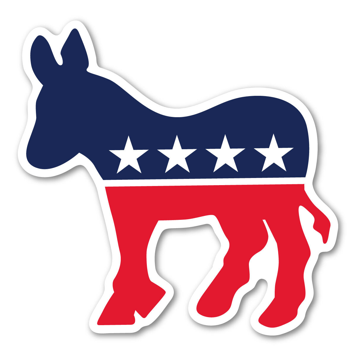 Democratic Donkey Sticker