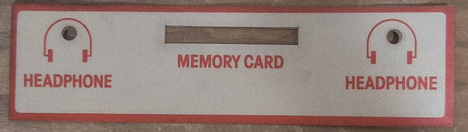 SNK NEO-GEO MEMORY / HEADPHONES STICKER NEW OLD STOCK ORIGINAL 7.5 X 2 SNK NEO-GEO MEMORY / HEADPHONES STICKER NEW OLD STOCK ORIGINAL 7.5 X 2