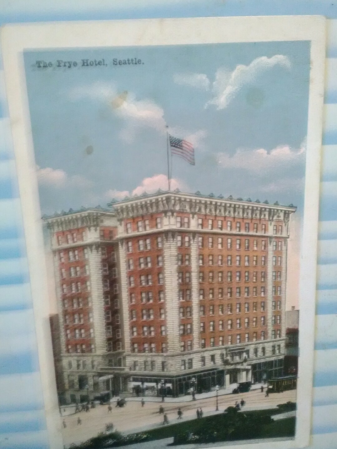 VINTAGE POST CARD AERIAL VIEW THE FRYE HOTEL SEATTLE WASHINGTON VINTAGE POST CARD AERIAL VIEW THE FRYE HOTEL SEATTLE WASHINGTON