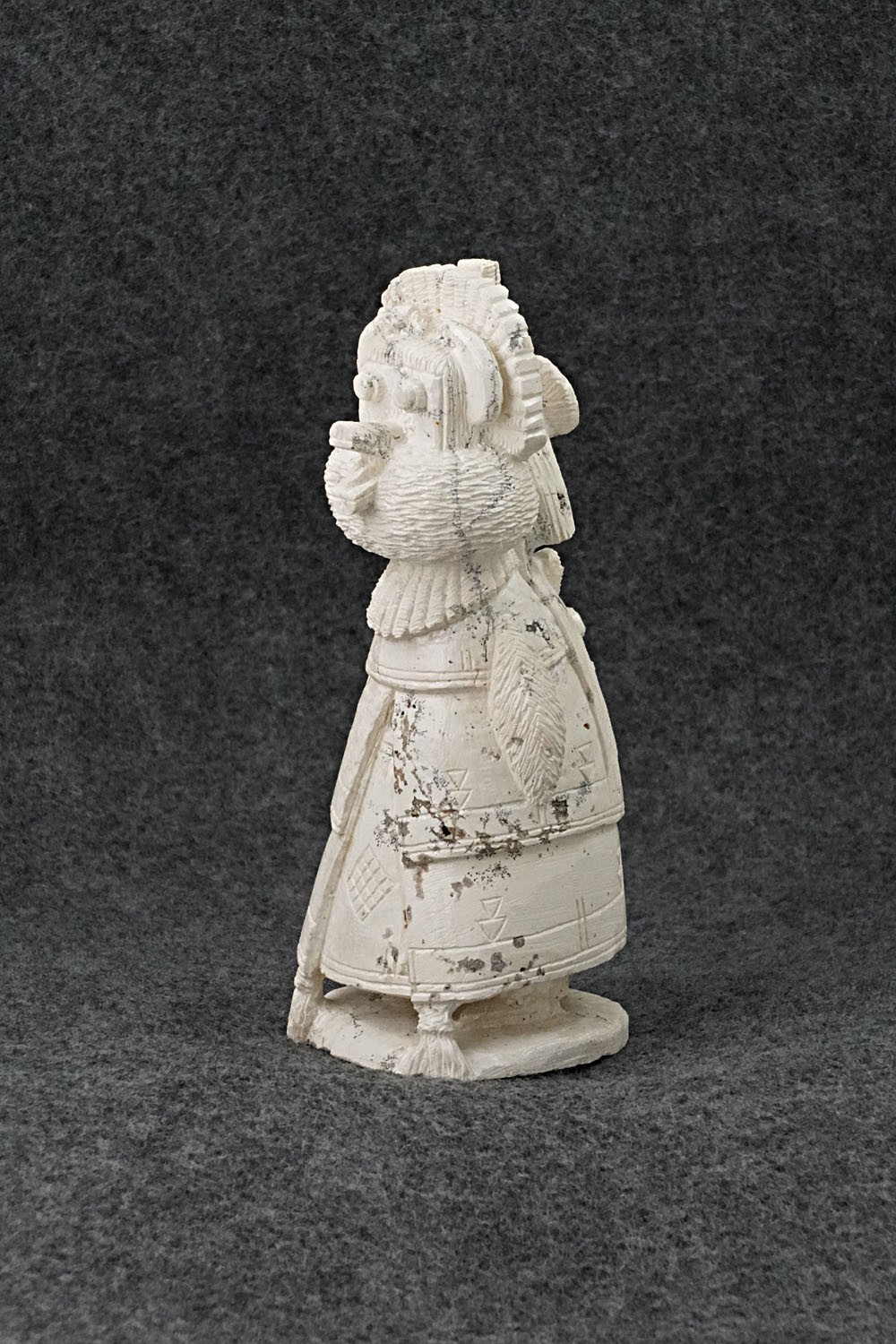 Shalako Dancer Zuni Fetish Carving - Florentino Martinez Shalako Dancer Zuni Fetish Carving - Florentino Martinez