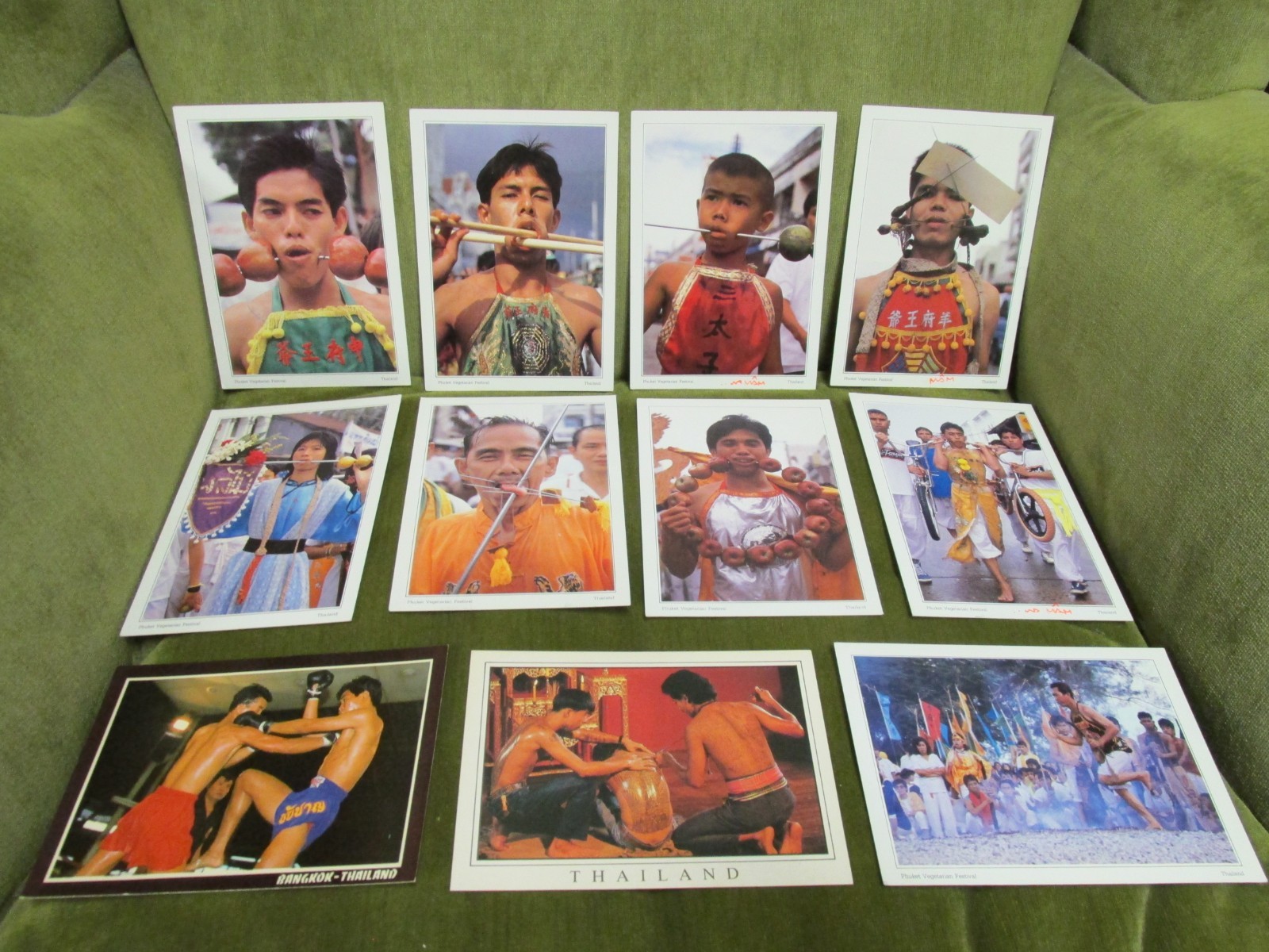 Rare Vintage Thailand Postcard Lot - Bangkok & Phuket