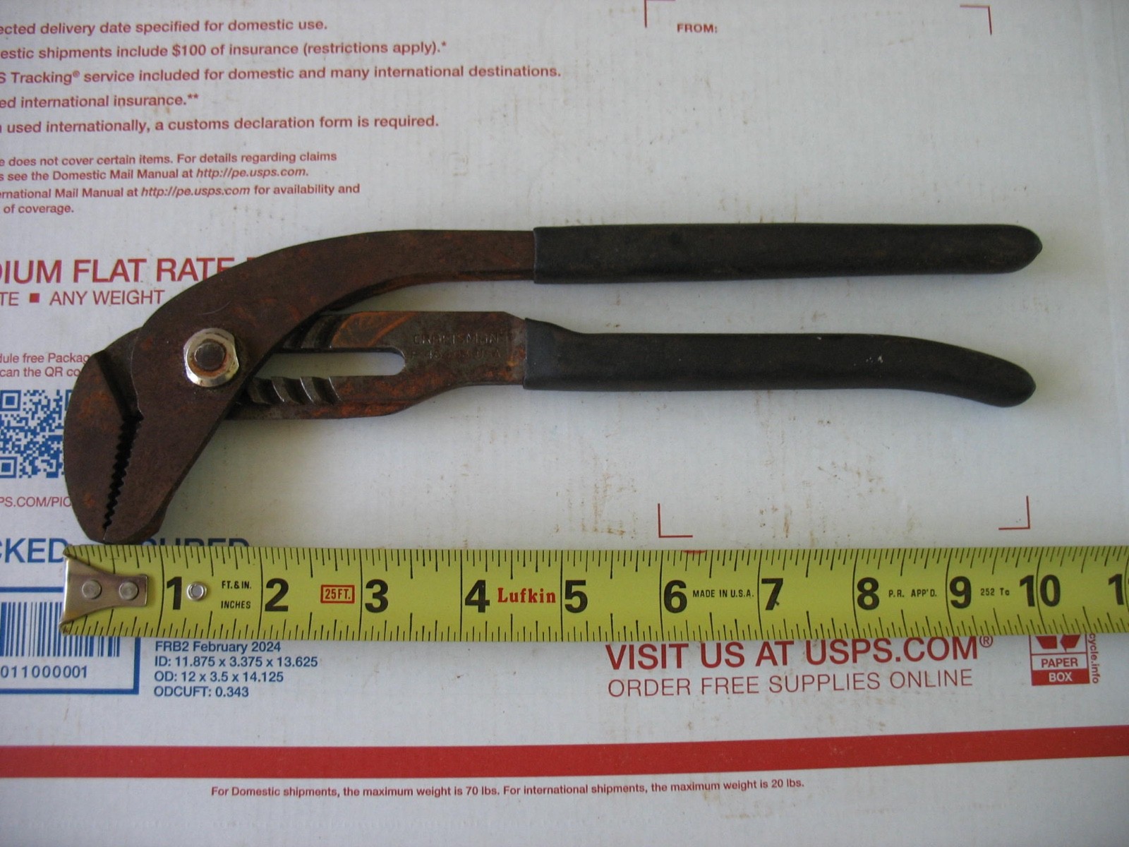 VINTAGE SEARS CRAFTSMAN COBRA-HEAD ADJUSTABLE WRENCH, NOS-READ VINTAGE SEARS CRAFTSMAN COBRA-HEAD ADJUSTABLE WRENCH, NOS-READ