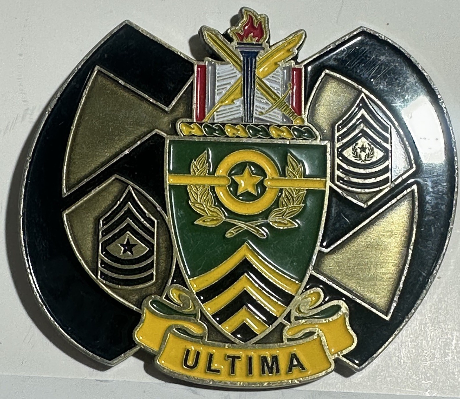 US Army Senior NCO Challenge Coin Ultima Be The Difference Joint Forces