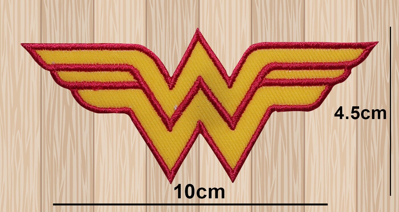 Wonder Woman Logo Embroidered Patch Iron On Sew On Superhero Badge Applique Gift Wonder Woman Logo Embroidered Patch Iron On Sew On Superhero Badge Applique Gift